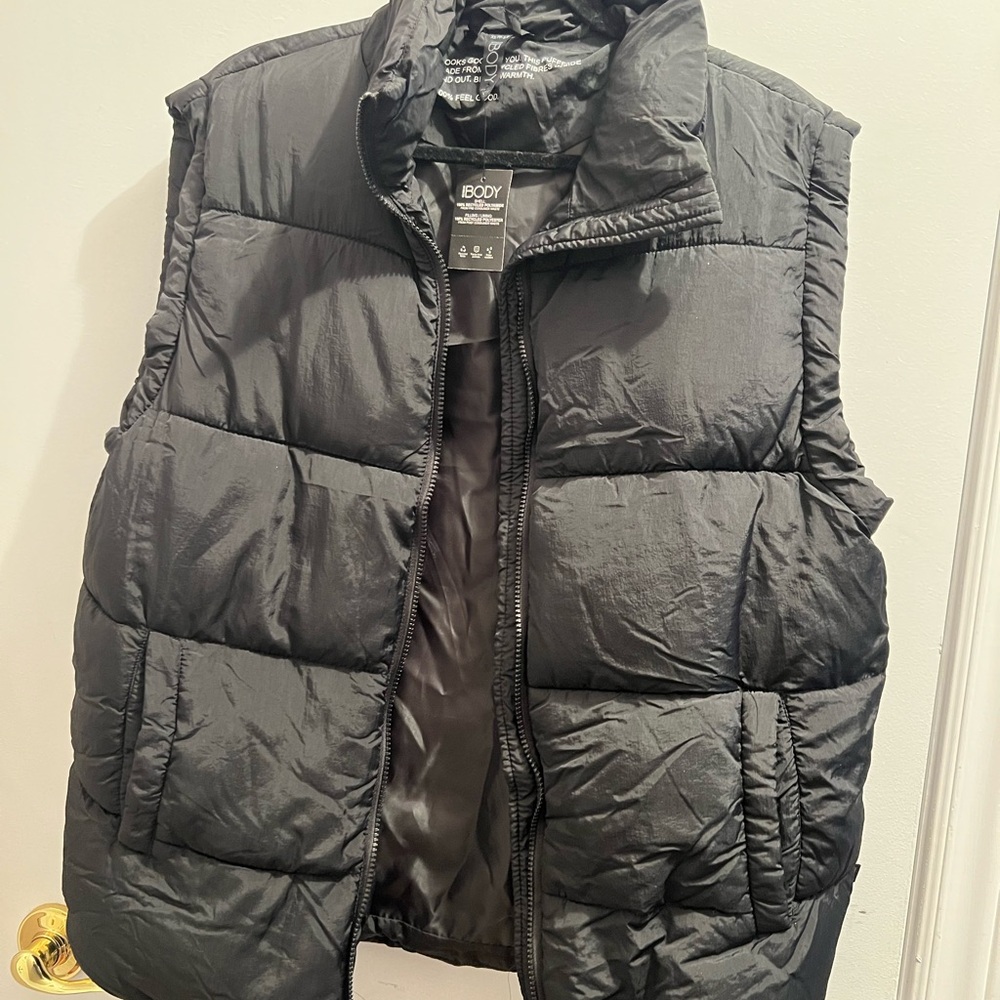 Black Puffer Vest